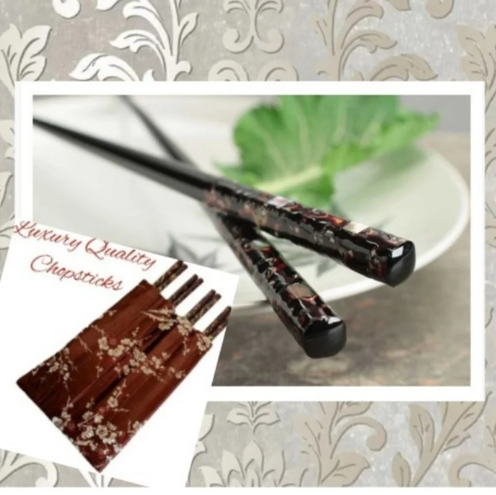 Chopsticks Ornate Luxury Quality Dinner Set or Use As Luxury Quality Hair Sticks